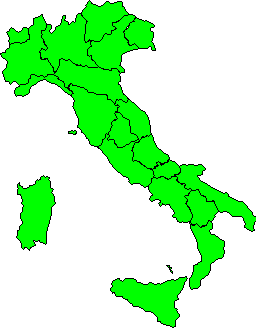 Fare clic sulla regione desiderata